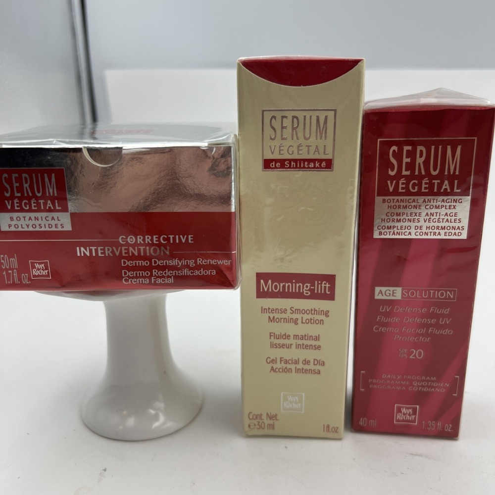 Yves Rocher Serum Vegetal Lot, Cream, Shiitake, Anti Aging‎
